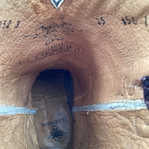 El General Kids Pink Crocodile Cowboy Boots Size 25 Casual - Picture 9 of 14